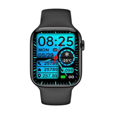 Android Smartwatch de aço inoxidável com lanterna elétrica Siri Chat On