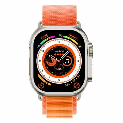 Android impermeável Smartwatch compatível Z69 ultra com 1,95 de” visualizações óticas TFT