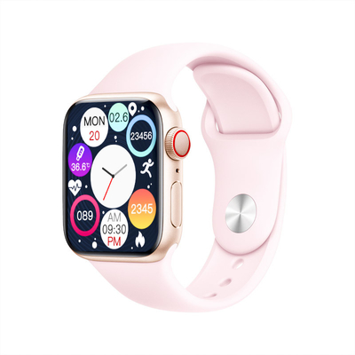 A chamada e o texto cor-de-rosa pretos do Smart Watch de 64MB Bluetooth conectam 1,9 polegadas