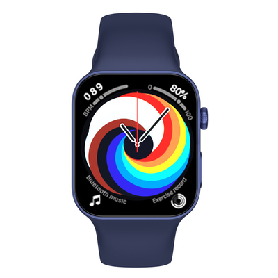 IP6X ECG Wifi Android Smartwatch 4G i7 com a faixa azul do esporte do abismo