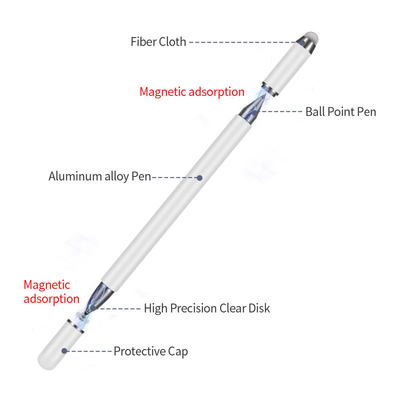 Geração de Pen For Android do toque de alumínio universal do telefone JB03 ?a 16cm