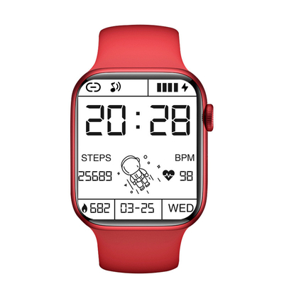 Rosa branco preto Hw22 mais o podômetro de Smartwatch para andar